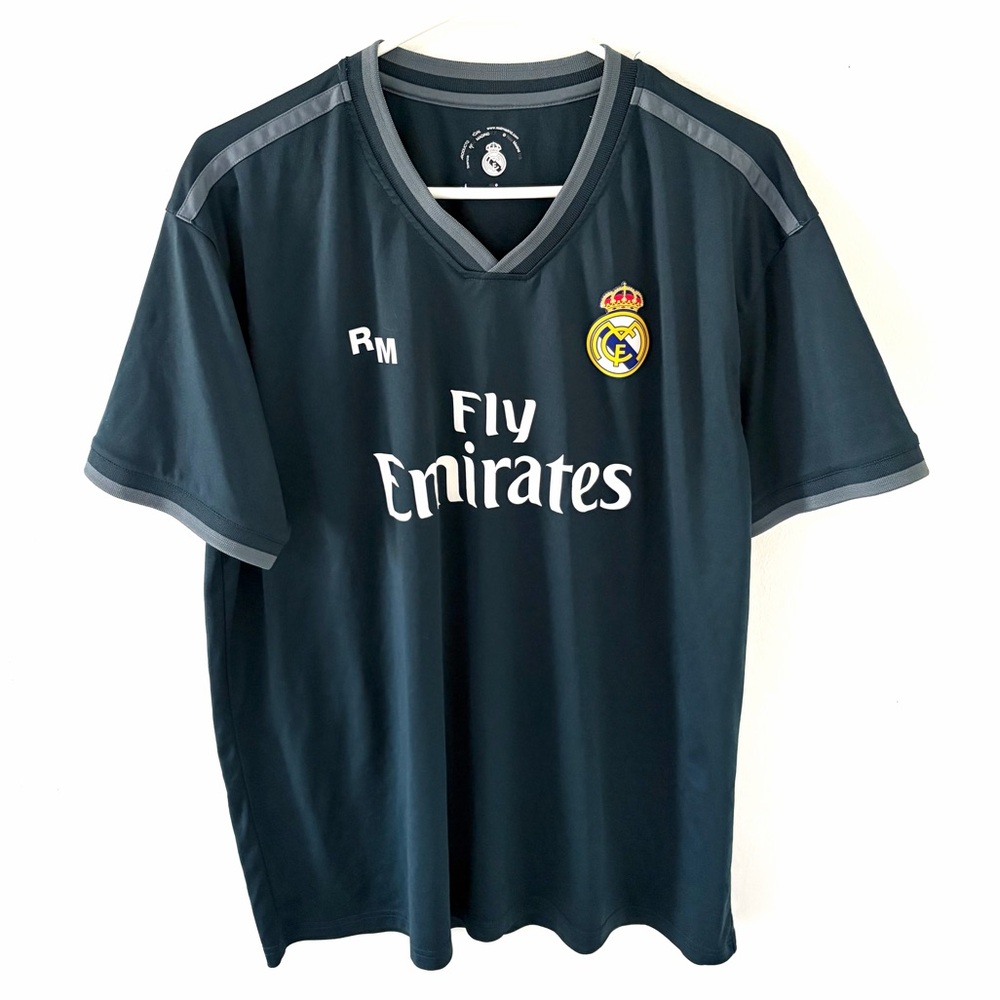 Real Madrid Fly Emirates 2018-19 Away Kit/Jersey, Size: XXL